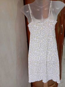 Cute Leopard Print Slip Dress