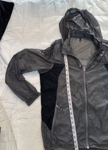 Men's Grey Lightweight Hooded Jacket