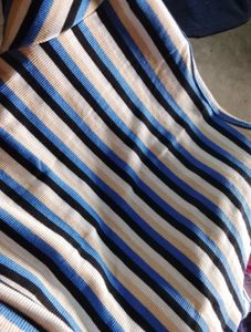 Striped Ribbed Crop Top