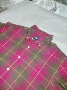 Plaid Button-Down Shirt