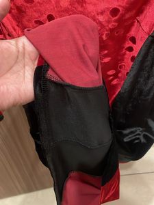 Designer One Piece Velvet Dress