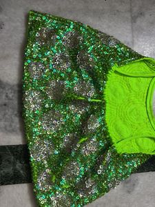 Sparkling Green Sequin top