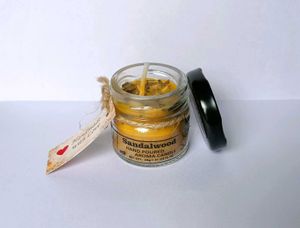 Sandalwood Hand Poured Aroma Candle