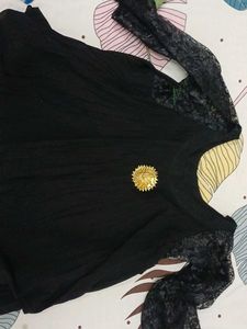 womens black a line dress