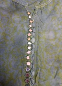 🍏Mirror Work kurti