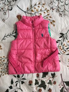 🇺🇸🇨🇦Orignal Green Frog Pink Puffer Vest