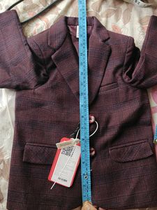 Kids  Stylish Plaid Blazer
