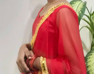 Elegant Red lahenga