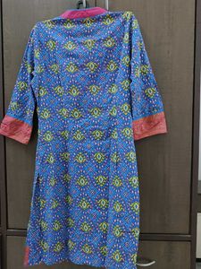 Blue Printed Kurta