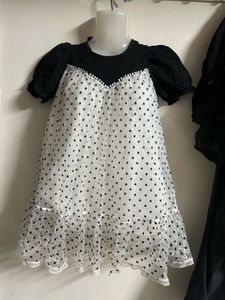 Chic Polka Dot Mesh Dress