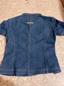 Classic Denim Short-Sleeve Shirt
