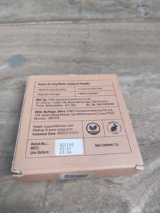Nykaa All Day Matte Compact powder - SPF 15 PA ++ | CHESTNUT 08.
