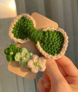 Handmade Crocheted Hair Clips