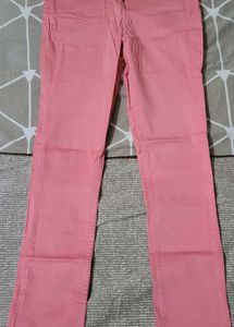 Chic Coral Pink Women's Pants