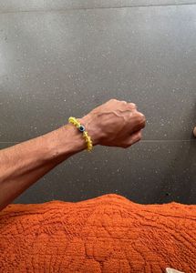 Yellow Beaded Bracelet. everyone can use