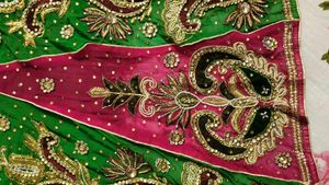 Embroidered Lehenga Choli Skirt Saree