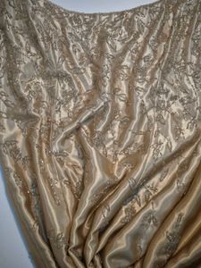 Golden Beaded Evening Gown