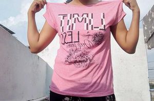 Pink Graphic Print T-Shirt