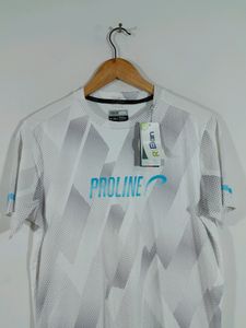 Off White Printed Active Wear T-Shirt (Men's)
