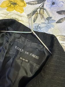 Chic Pinstripe Blazer