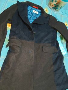 Chic Blue winter Coat