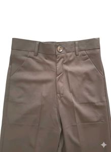 DarkBrown straight Leg Trousers