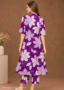 2 💜 Pockets kurti set