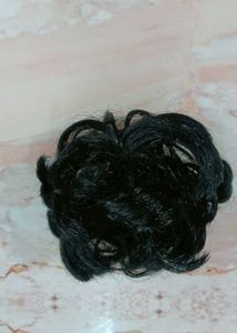 Black Messy Bun Hair Piece