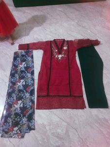 Elegant Embroidered Kurta Set