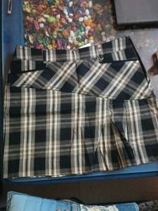 Plaid Mini Skirt