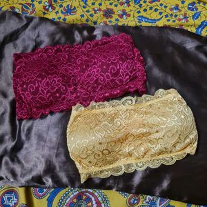 Lace Bandeau Bra - Stylish Comfort