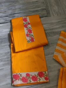Jam Cotn Suit With Doriya Kota Dupta