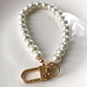 Elegant Pearl Bag and phone Charm