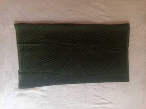 Elegant Green Diamond Pattern blouse piece