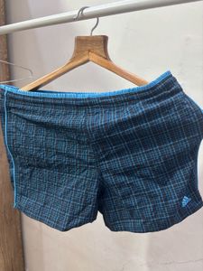 Adidas Plaid Athletic Shorts