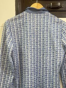 Vintage Blue Plaid Nightgown
