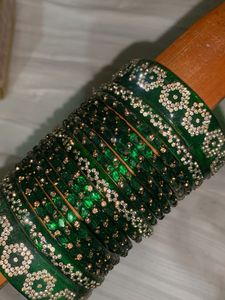 Green Bridal Bangle Set