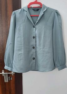 Blue Button-Down Shirt