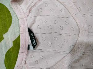 zudio Cute Pink 'Let's Go Girls' Top