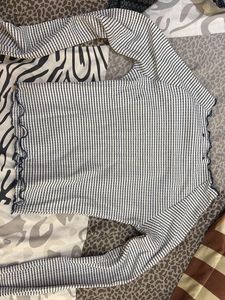 Striped Ribbed Knit Top