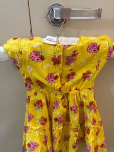 Cute Yellow Floral Dress