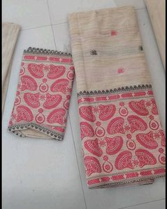 Assamese  Mekhla chadar with Blouse Piece