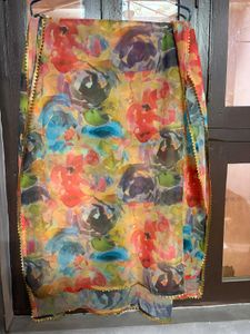 Floral Print Kurta Set