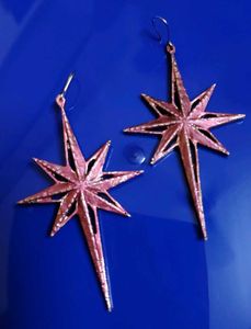 Unique Star &amp; Circle Earrings Set