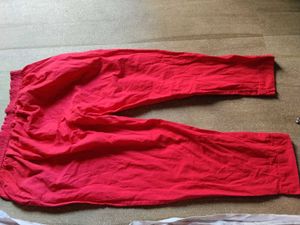 Vibrant Red and black Pants