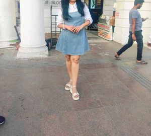 denim dress( one piece)