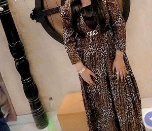 Animal Print Maxi Dress