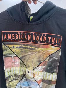 American Road Trip Graphic Hoodie