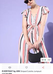Striped Jumpsuit
