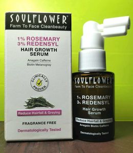 Soulflower Hair Growth Serum 1% Rosemary